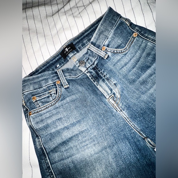 7 For All Mankind Kimmie Straight Leg Jeans Size 26 - Picture 3 of 6